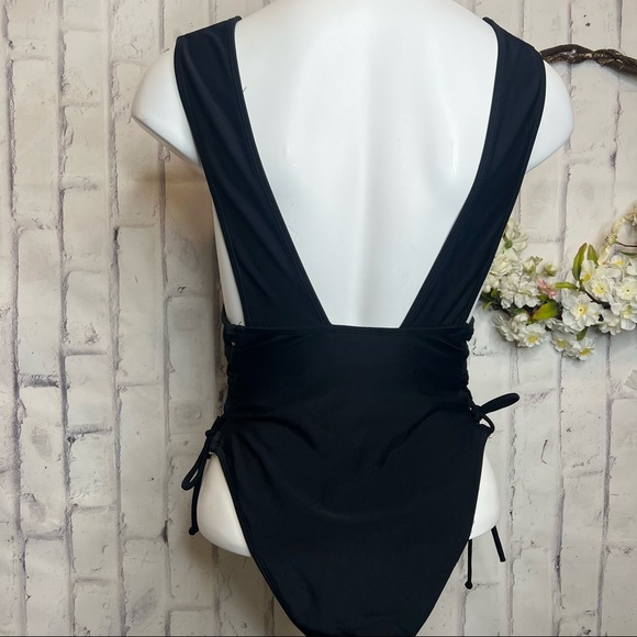 One Piece Black Swimsuit - Picture 2 of 4